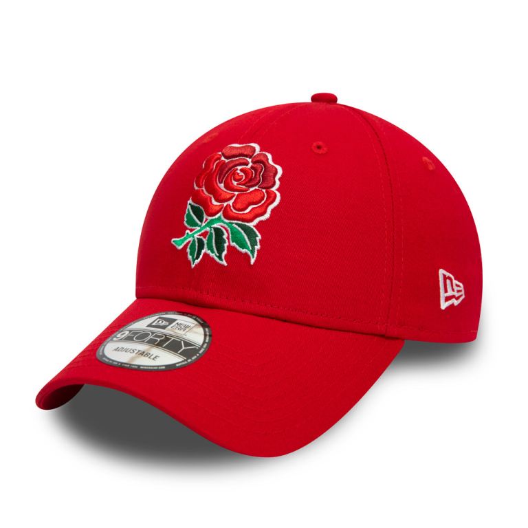 Gorras New Era 9forty Rojos - England Rugby Union Rose 38264LFQU